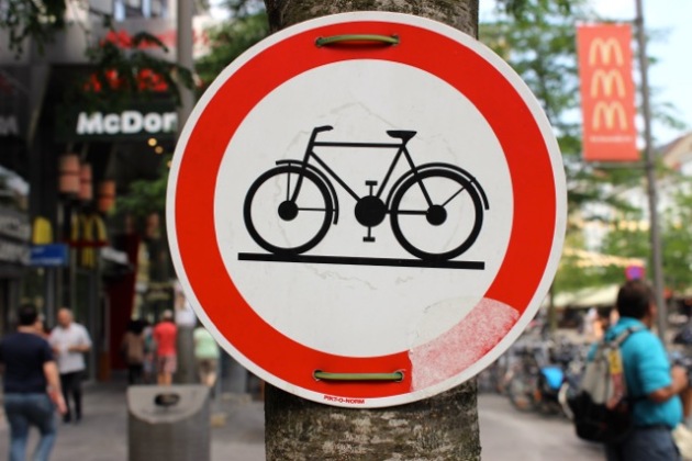 Antwerp, Belgium Bike Sign #100DaysofMiaPrima
